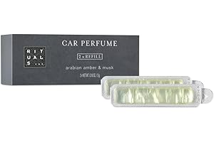 ‎RITUALS RITUALS Autoparfüm Nachfüller Homme Autoparfüm | Das Leben ist eine Reise | 2 Nachfüllungen für das Auto mit Duft von Amber und Moschus | Autoduft Nachfüllpack | 2 x 3 g