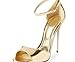 Produktbild YTTY Einen Fisch Im Mund Schnallen Aus Extrem Hochhackigen Sandalen,Gold,37