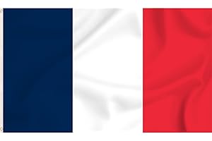 Storm&Lighthouse Drapeau France Drapeau Francais Drapeau Français 1,5 m x 0,9 m avec Oeillets