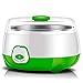 Produktbild MUTANG Haushalts-Elektrischer Joghurt-Hersteller-thermostatische Fermentation-Automatische Jogurt-Maschinen-Edelstahl-Innere Schale tragbares Grün, Rosa