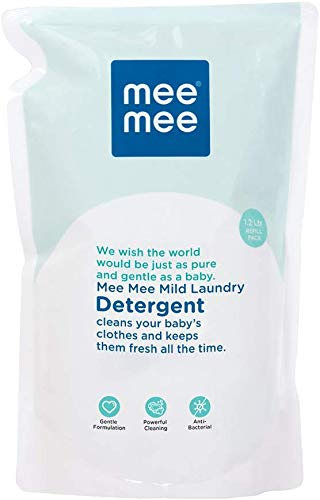 Mee Mee Mild Baby Liquid Laundry Detergent (1.2 L - Refill Pack). RS.799 (90.00% Off) - Amazon