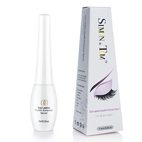 Simon & Tom Eyelashes Growth Serum: IMPROVE their appearance for THICKER, LONGER lashes. PROTECTS against loss or damage and STRENGTHENS the lashes. Also suitable for Eyebrows. With Argan oil and other natural extracts. 7ml