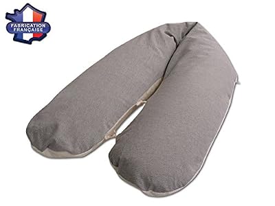 Modulit - Coussin Allaitement et Maternité, Fabrication Française (Bambou Choco)