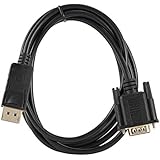 Displayport To Vga Converter Dp Male To Vga Male Cable Adapter 1080P Display Port Connector For Laptop Desktop Table Pc - Black