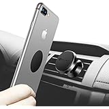 Car Phone Holders, HUMIXX 360° Rotation Grip Universal Air Vent Magnetic phone Holder Mount Cradle Holder for GPS Tablet Smartphone iPhone 6 6s 7 7 Plus 8 Plus, Samsung Galaxy S7 S8 and Others, Black