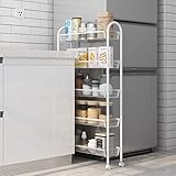 DECLUYE SU ESPACIO: 5 cestas de malla proporcionan suficiente espacio para guardar recipientes, alimentos enlatados o en caja, necesidades de baño, suministros de lavanderías, artículos de limpieza, suministros de oficina y más, manteniéndolos bien organizados.