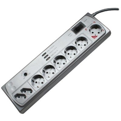 Preisvergleich Produktbild 8fach Steckdose Leiste Master / Slave Schuko Euro