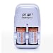 Produktbild Tree-on-Life 2 Teile/los 900 mAh CR2 Akku Set Lithium-Batterie DC 3,6 V Mit Schnellladegerät Mehrere Schutzsysteme