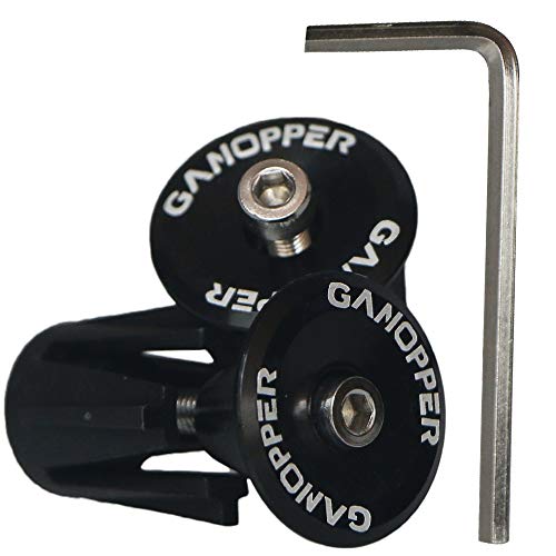 Parc national Jasper 1 Paire Bouchons de guidon pour vélo de route et VTT poignées de guidon en aluminium de haute qualité Poignée bar bouchon Bouchons 6 couleurs