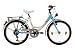 Produktbild KS Cycling Mädchen Fahrrad Dacapo Florida RH 34 cm, weiß/Blau, 20, 402D