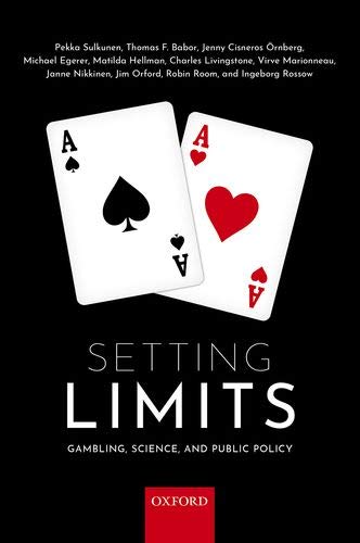 Preisvergleich Produktbild Setting Limits: Gambling, Science and Public Policy