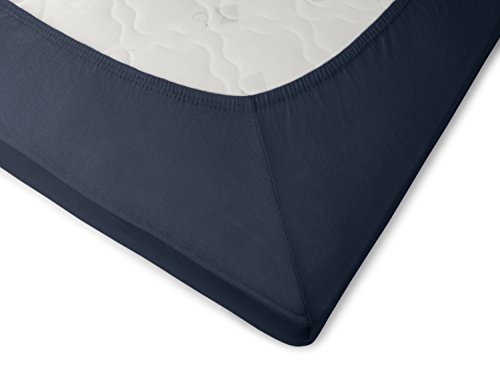 Jersey Spannbetttuch in unseren besten Farben aus 100% Baumwolle – in 5 Größen erhältlich, 200-220 x 200 cm, anthrazit - 5