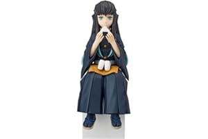 ZHONGKAIHUA Figurine Anime tokitou muichirou, Dessin animé Anime kimetsu no Yaiba poupées PVC modèle Figurine Jouets Ornements de Bureau Fournitures à Collectionner Cadeaux
