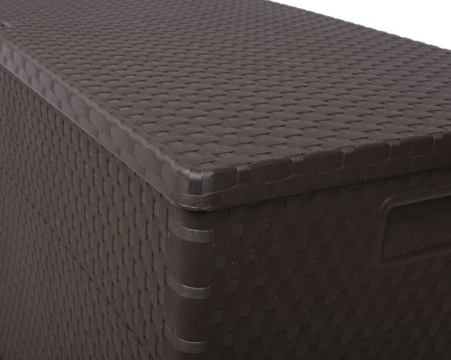 Kissenbox Rattan braun - 5
