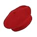 La Vogue Kids Baby Toddler Girls Solid Color Classic Beret Hat Cap Red