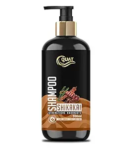 Quat Natural Shikakai Shampoo for Hair Growth Ayurvedic Anti Hairfall & Anti Dandruff Shampoo -300 ml