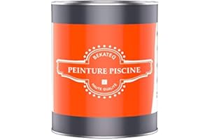 BEKATEQ LS-400 Peinture piscine 0,75 litres, Vert clair I Peinture satinée pour piscine, étang & fontaine en béton, maçonnerie & crépi I Revêtement en caoutchouc chloré imperméable et étanche