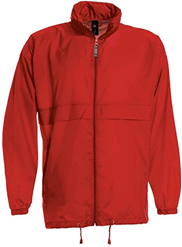 Sirocco Windbreaker Jacke, unisex, Farbe:Red;Gre:XXL XXL,Red