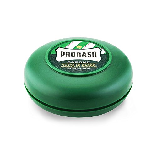 Proraso Rasierseife im Rundtopf mit Eukalyptus und Menthol 75ml