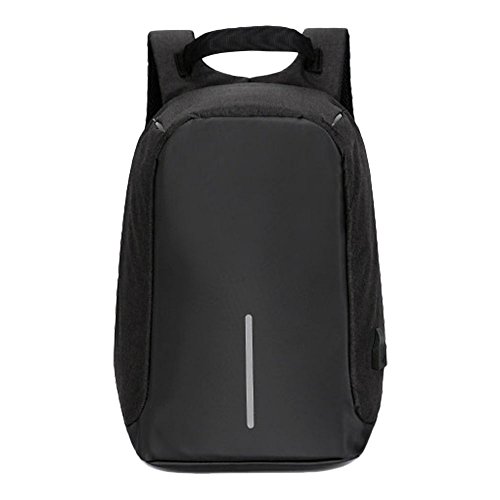 Nlyefa Business Laptop Rucksack mit USB Port f  r 13  4 Zoll Laptop Computer Arbeit Studenten Outdoor Reise Schwarz