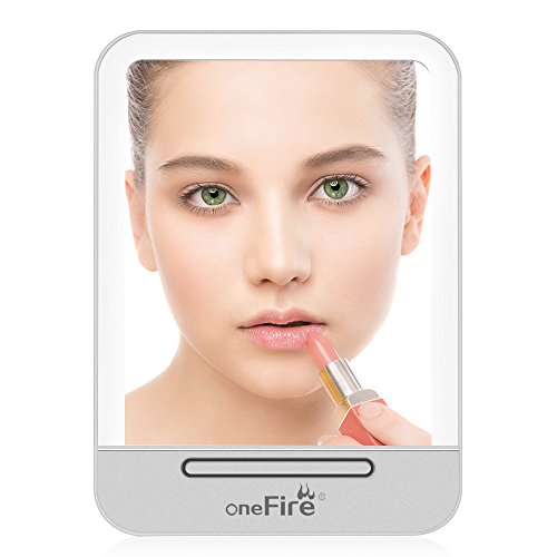 Make-up-Spiegel Yarrashop LED Beleuchtung Dimmbar durch Touch-Schalter + Ultra-High Definition Falterbar Standspiegel Profi Kosmetikspiegel Schminkspiegel Tischspiegel Batteriebetrieben - 2