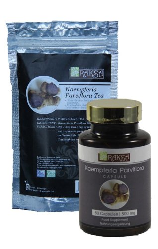 Preisvergleich Produktbild Kaempferia Parviflora THAIKRÄUTER-DUO - Tee und Kapseln