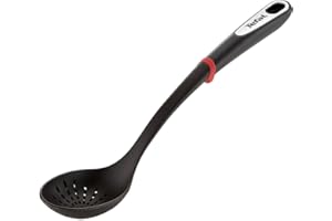 ‎TEFAL Tefal Ingenio Łyżka do Warzyw, Tworzywo Sztuczne, Czarny/Czerwony, 40 x 9.2 x 7.36 cm