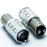 2x BOMBILLAS BAY15D (P21/5W) NS LEDPremium 2X Bombillas LED BAY15D P21/5W Premium CANBUS Seat Ibiza IV 6J 6P Leon II 2 Rojo Luces TRASERAS DE POSICION Freno