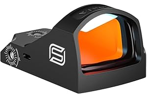 SPINA OPTICS LH-27 viseur Point Rouge Tactique 3 MOA viseur Red Dot avec réflexe holographique à Pois Rouges IPX7 étanche avec Supports pour Rails de 20 mm