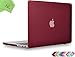 Price comparison product image UESWILL Smooth Matte Hard Case for MacBook Pro (Retina, 13 inch, Early 2015/2014/2013/Late 2012), Model A1502/A1425,NO USB-C, NO CD-ROM, Wine Red