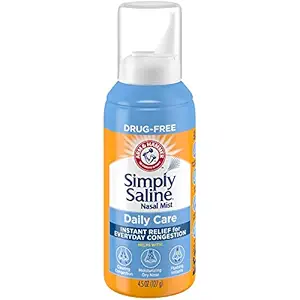 Simply Saline Adult Nasal Mist, Original Giant Size, 4.25-Ounce