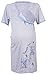 Happy Mama Women's Maternity Hospital Gown Nightie for Labour & Birth. 165p (Blue, UK 18)