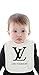 Price comparison product image Lord Voldemort LV Organic Baby Bib With Ties Medium