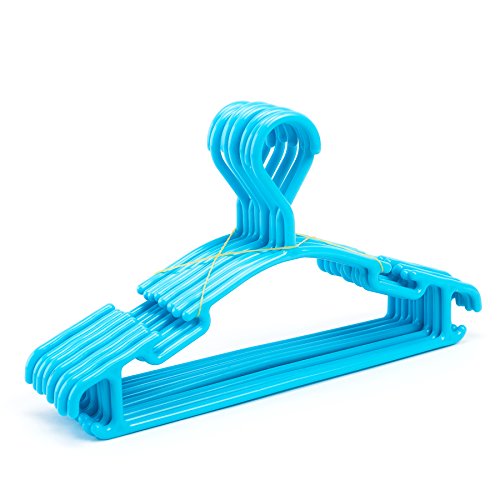 Tosnail Kinder Kleiderbügel 30 Stück, blau - 4