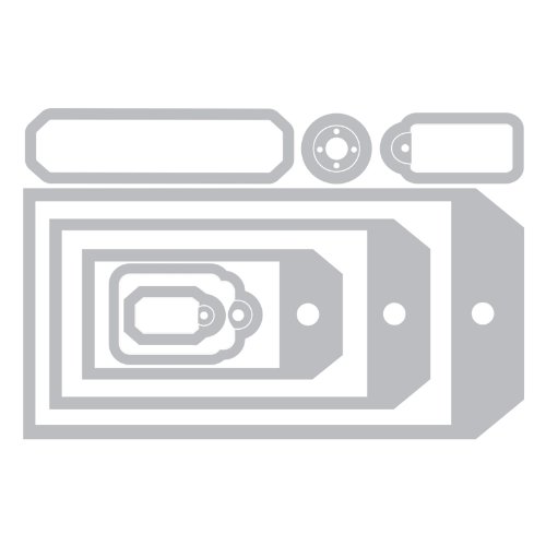 Sizzix Framelits Stanzen Set Tag Collection, 8er Set - 3