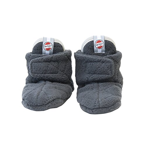 Lodger Booties Slipper Fleece (3 - 6 m, Scandinavian Coal)