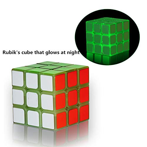 Preisvergleich Produktbild Zauberwürfel 3X3x3 Zauberwürfel Puzzle Spielzeug Leuchtende Glatte Konkurrenz Zauberwürfel Dritter Ordnung Intelligenzwürfel Gehirnspiel - Pandora Box