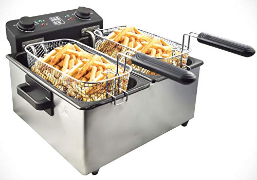 Senya Friteuse électrique cuve Amovible INOX 6L Family Fryer SYCK-DF006, 1.6 kilograms