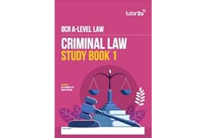 OCR A-Level CRIMINAL LAW Study Books: revision guide for 2025 and 2026 exams (tutor2u OCR A-Level Law)