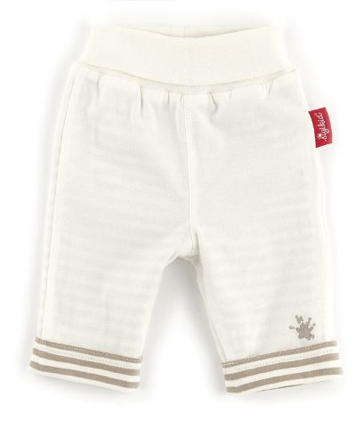 sigikid Unisex Baby Wendehose, New Born Trousers, White (Snow White), 0-3 Months (Manufacturer size: 50)