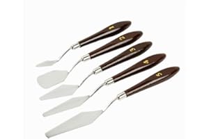 L-FENG-UK Artists 5 Piece oil/acrylic palette knife set