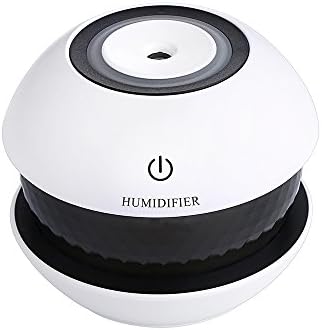 Mini Humidifier,USB Humidifier Ultrasonic Air Humidifier 150ml Cool Mist Humidifier with 2 Timer Settings, 7 Color LED Lights Air Purifiers For Home Bedroom Office Car