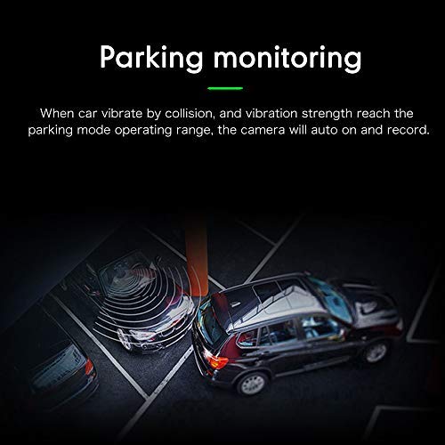 SuperEye Dashcam Auto Dash Camera Auto Autokamera Mit Bewegungserkennun G-Sensor SONY-Linse Nachtsicht Full HD 1080P Mini Dash Cam 170°DVR Rekorder WDR Loop-Aufnahme Parkmonitor - 6