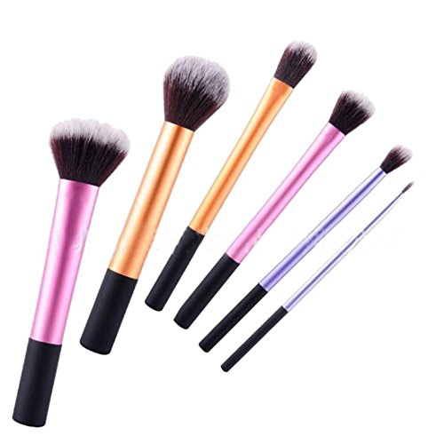 HENGSONG 6 tlg. Makeup Bürsten Pinsel Schminkpinsel Kosmetikpinsel Make Up Pinsel Kosmetik Set - 2