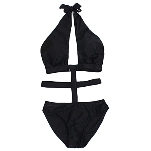 Womens Sexy Hollow Out One Piece Swimsuit Bandage Bikini Swimwear Beachwear