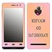 Produktbild Disagu Design Skin für Archos 45b Helium 4G Design Folie - Motiv "KEEP CALM AND EAT CHOCOLATE"