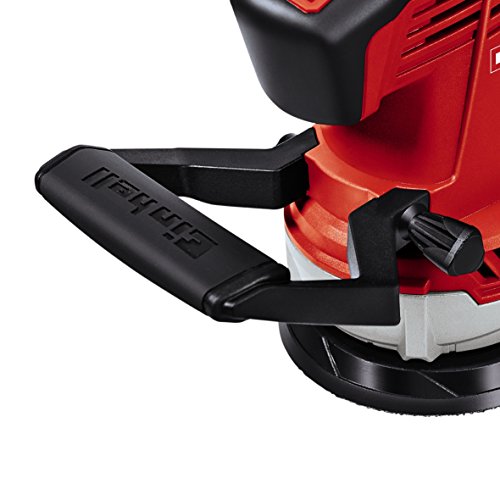 Einhell Exzenterschleifer TE-RS 40 E (400 W, Schleifteller Ø 125 mm, Drehzahlregelung, Staubfangbox und Absaugadapter, Koffer) - 5