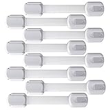 Blulu Baby Safety Locks Drawer Locks Cabinet Latches, 8 Pack