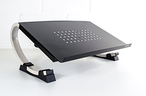 Monitorständer Laptopständer Allsop Redmond Adjustable Curve 06488SE Bildschirmerhöhung Ergonomisch Ständer Komfortabel Stauraum Augenhöhe Special Edition Gesundes Arbeiten - 4