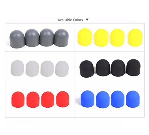 kingwon Set der 4 Staub Motor stoßfestes Schutzkappe Rubber Cover Case Shell Guard Schutz für DJI Mavic Pro Drone - 6